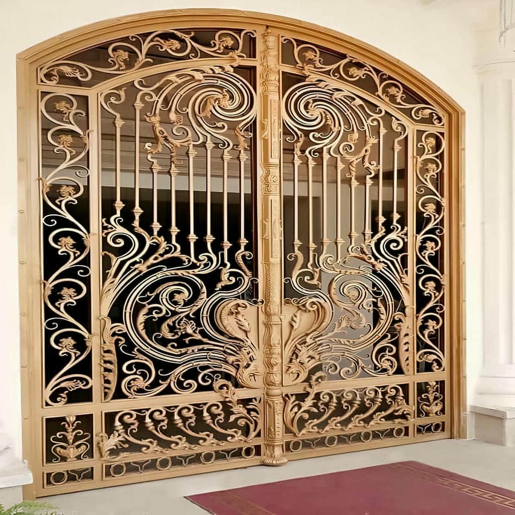 خرید درب حیاط فرفورژه سفارشی در دماوند