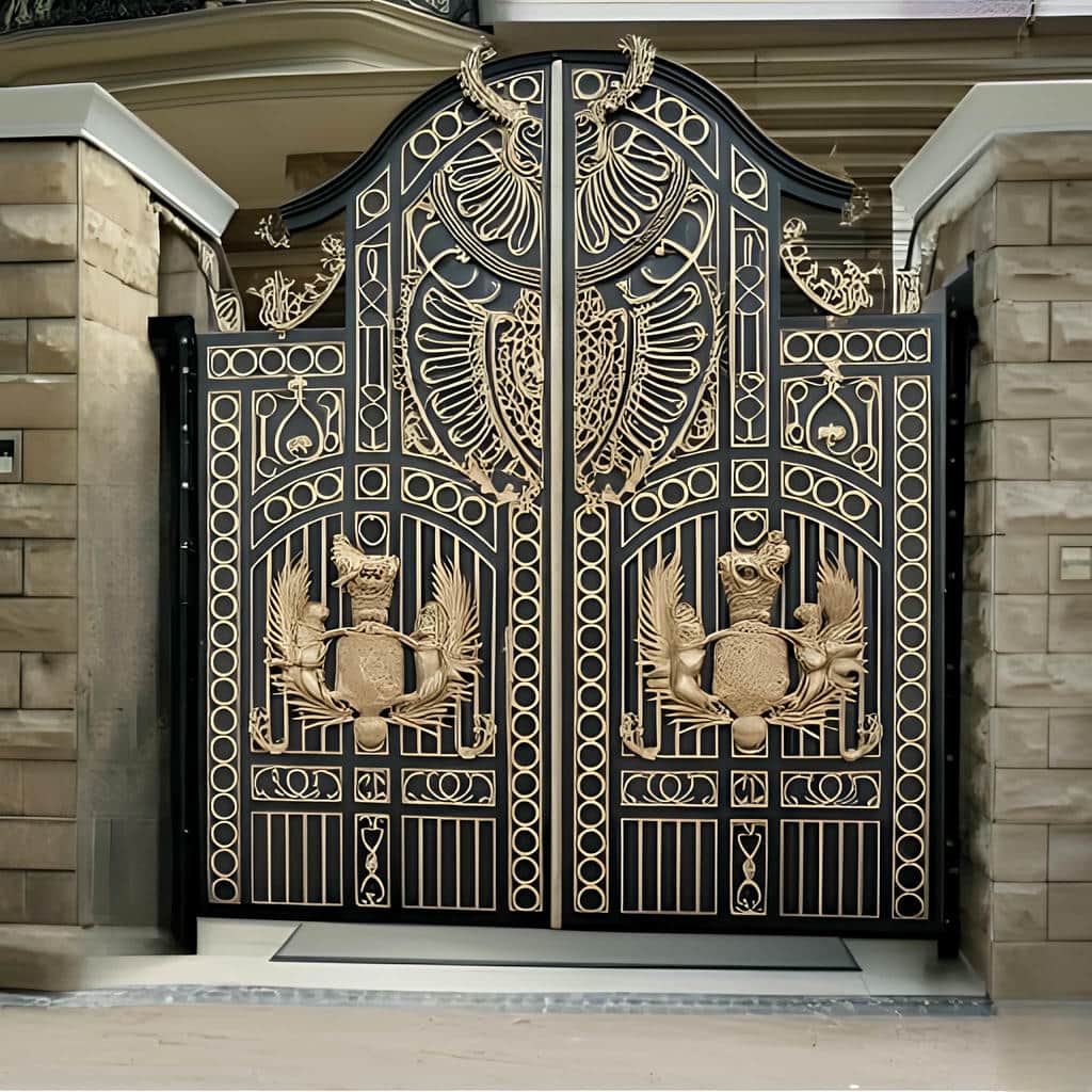 قیمت درب حیاط فرفورژه پروفیل مقاوم در بندر لنگه