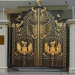 درب حیاط فرفورژه در شهریار