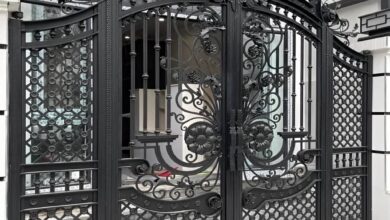 درب حیاط فرفورژه در نوشهر