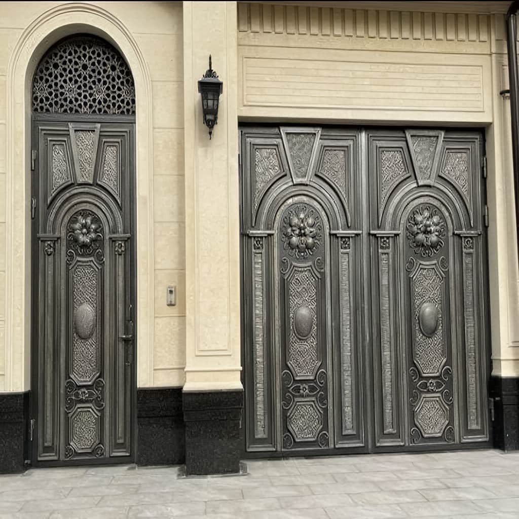 درب حیاط فرفورژه در بندر انزلی