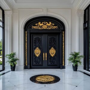 درب حیاط فرفورژه در نظرآباد
