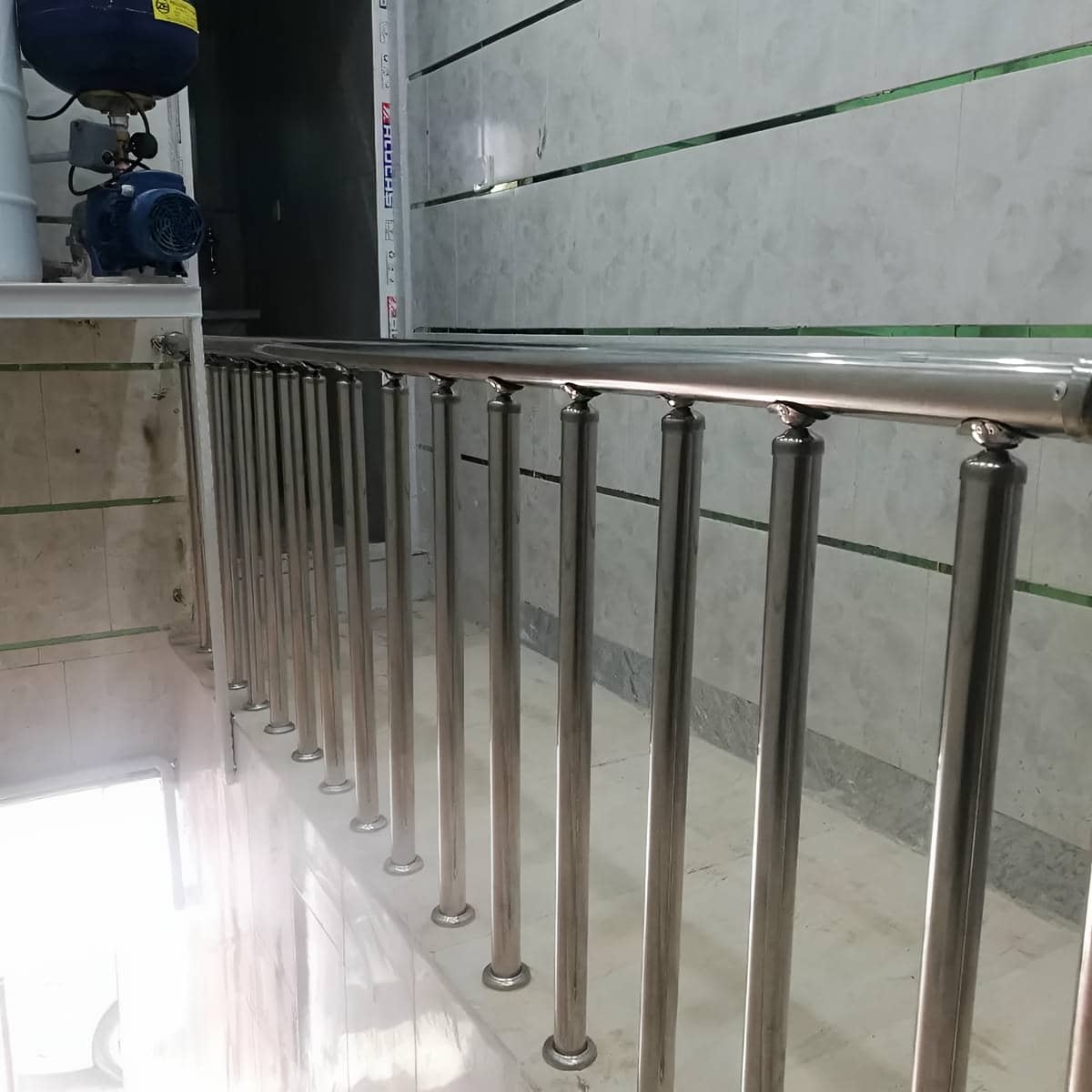 نرده استیل ضدزنگ تراس با یراق مقاوم