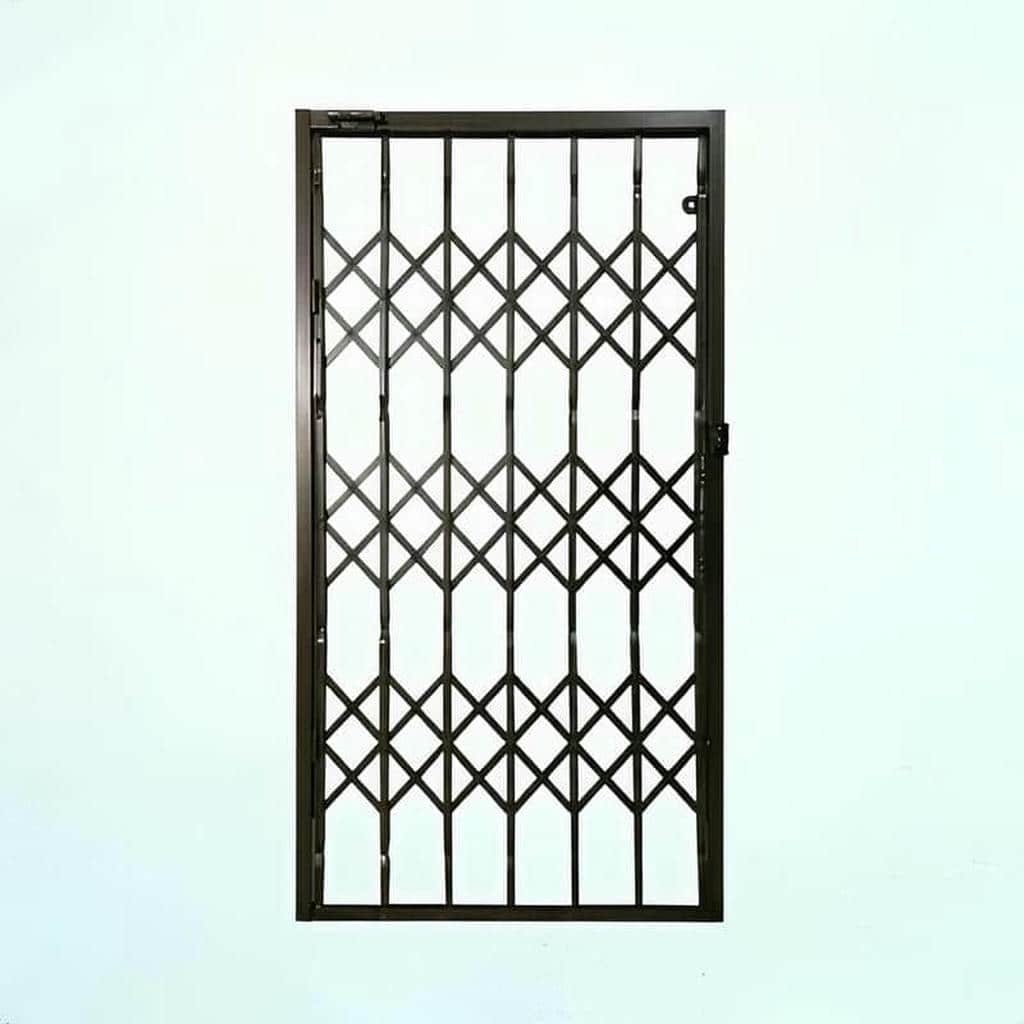 خرید حفاظ آکاردئونی آهنی سه لوزی ساده