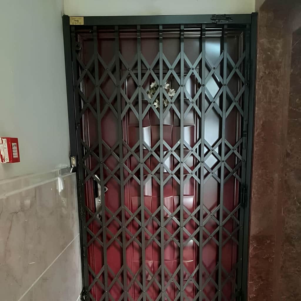 قیمت درب آکاردئونی چهار گل لوزی سفارشی