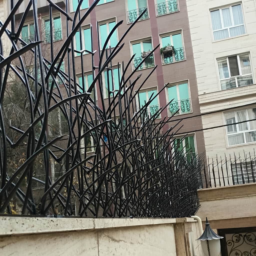 مدل باریک حفاظ نیزار دیوار باغ