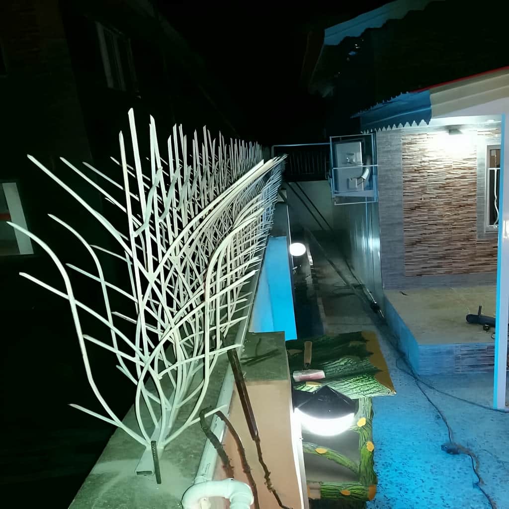 نمونه پرتراکم حفاظ نیزار برای تاج دیوار