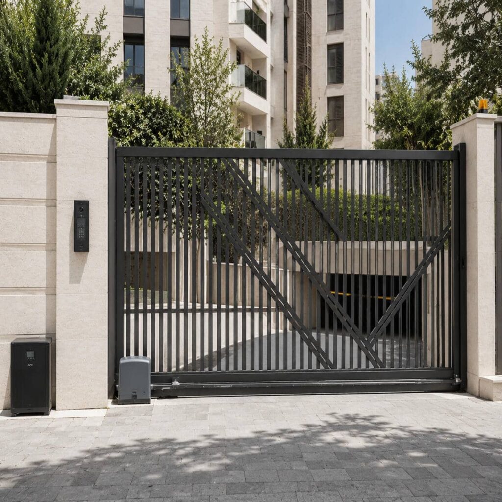 خدمات جک درب پارکینگ سنگین کورس بلند با تست کامل