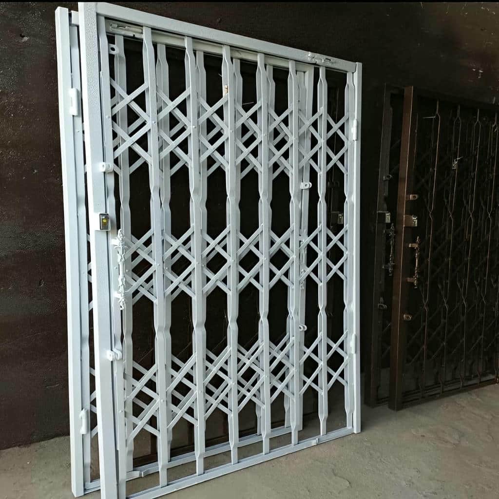خرید حفاظ آکاردئونی دو جداره ورودی با طرح ساده