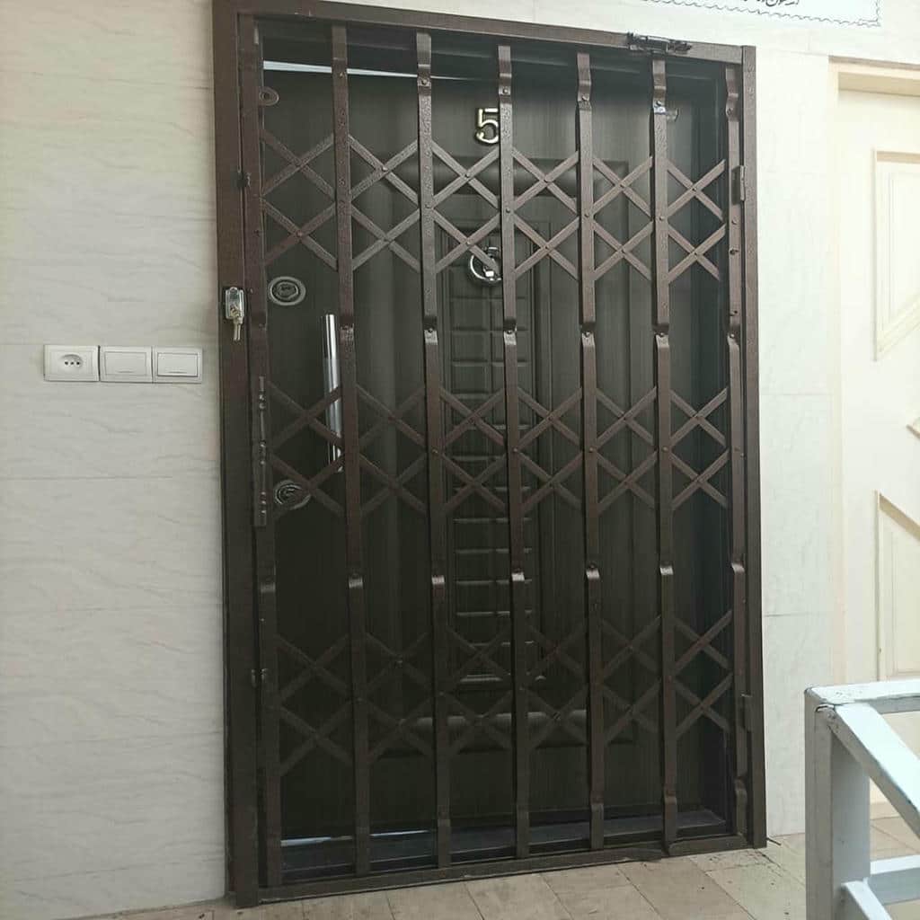 قیمت درب حفاظ فلزی ورودی واحد سفارشی