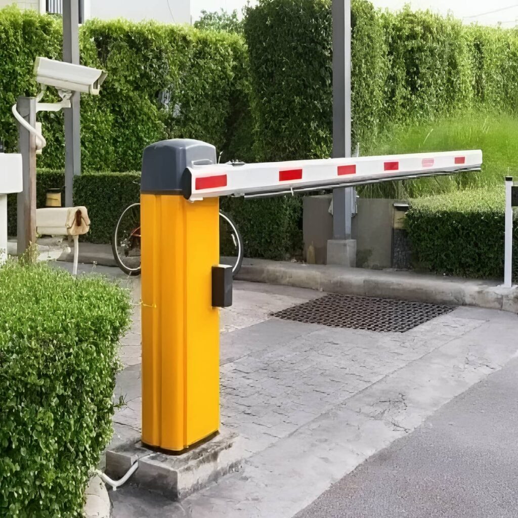 نصب راهبند بازویی LED دار پارکینگ با فتوسل