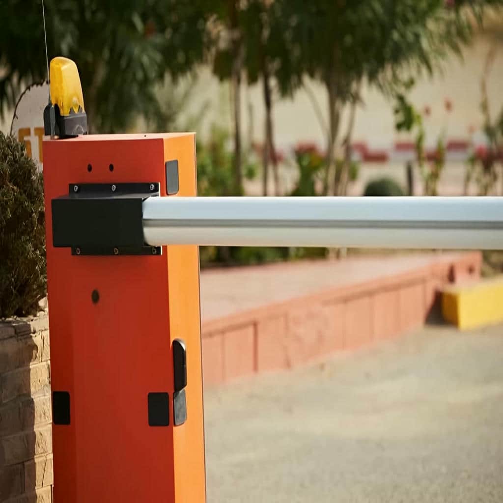 راهبند صنعتی بازوی بلند مجهز به چراغ LED