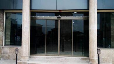 14 مدل درب اتوماتیک شیشه ای کم صدا موتور آرام