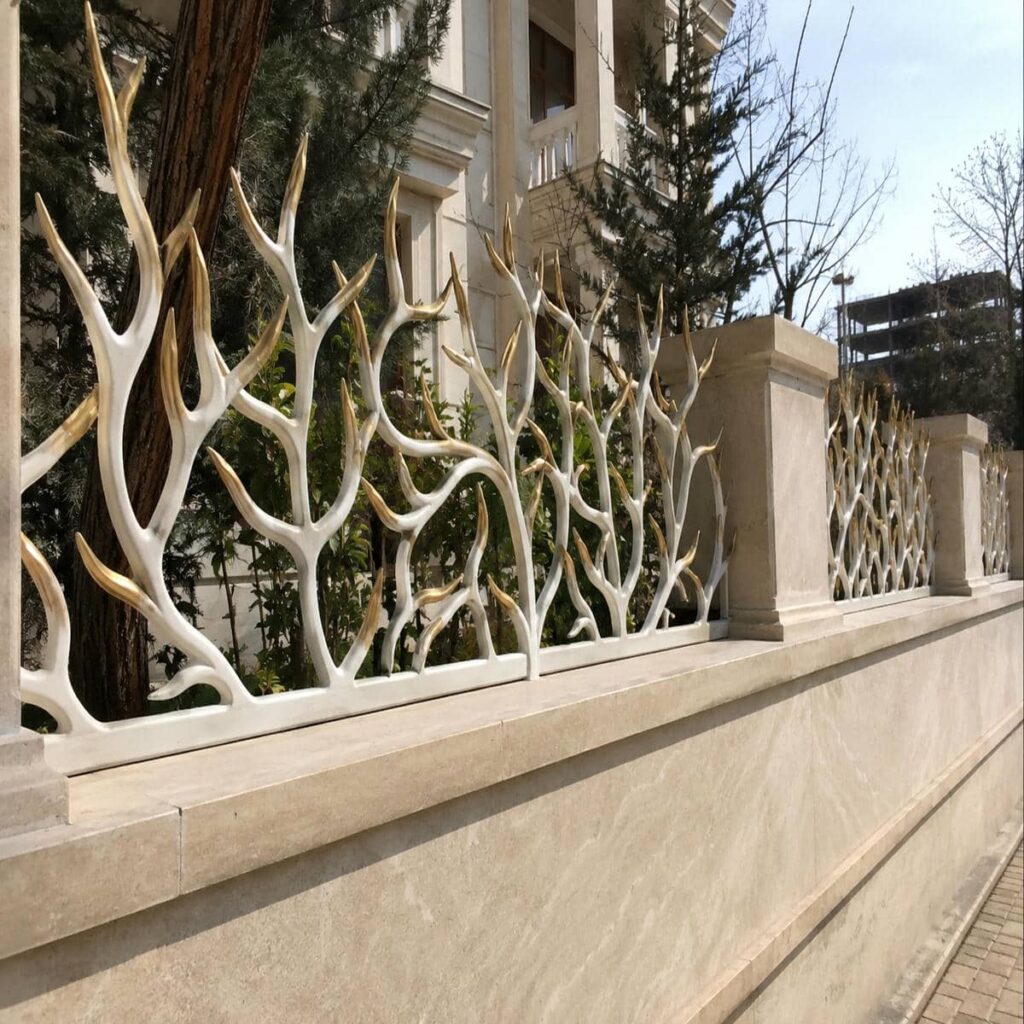 سفارش حفاظ شاخ گوزنی متناسب با نمای دیوار