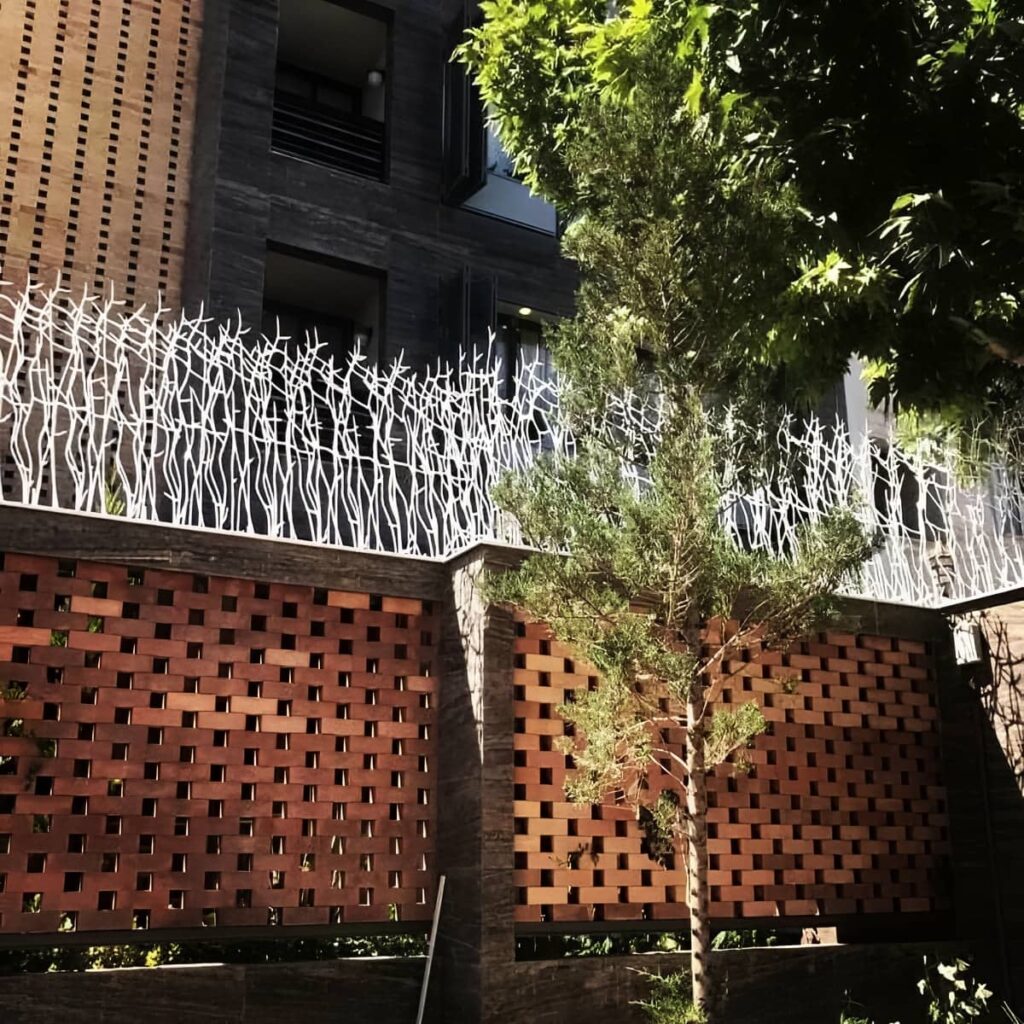 حفاظ پرتراکم میلگردی برای دیوار ضد سرقت