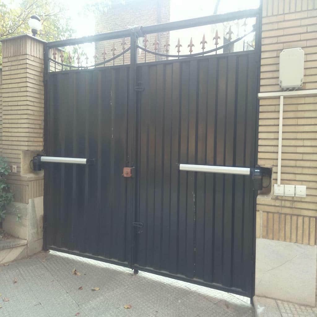 قیمت درب برقی ویلایی دو لنگه بر اساس مشخصات سفارش