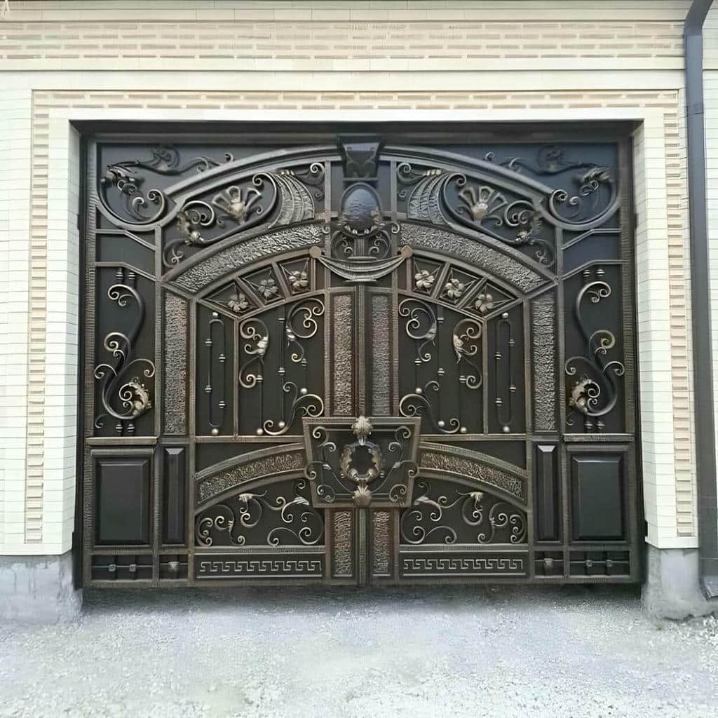 ساخت درب پارکینگ کشویی محوطه برش لیزری