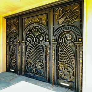 6 مدل درب فلزی ساختمان ورودی اصلی