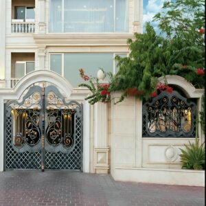 10 طرح درب باغی ویلایی فرفورژه