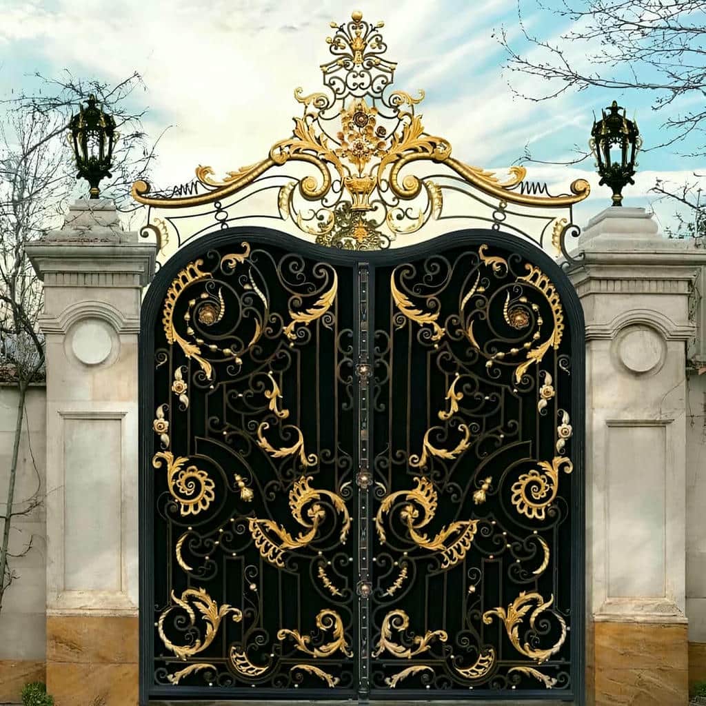 نصب درب ریلی باغ با زیرسازی تراز