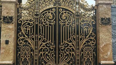 6 طرح درب پارکینگ ساختمان چند واحدی