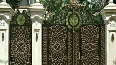 12 نمونه درب ویلایی ماشین رو عریض