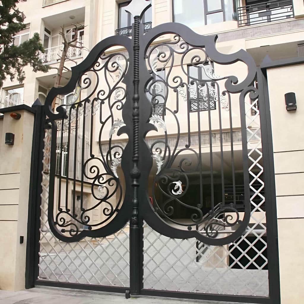 6 مدل درب باغ ویلایی قوسی