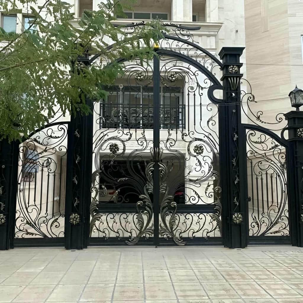 فروش درب ویلایی لولایی مدل فرفورژه