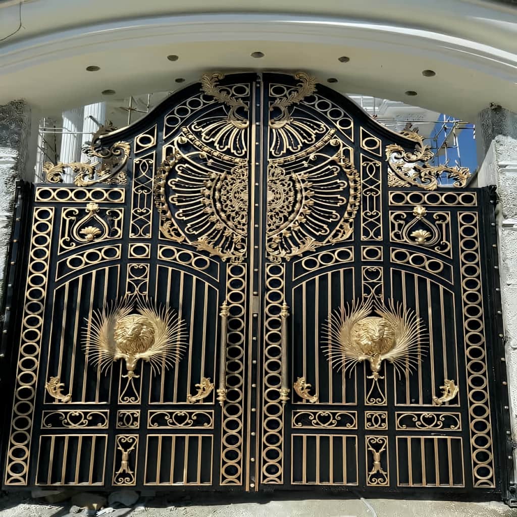 خرید درب پارکینگ برش لیزری با شبکه مربع