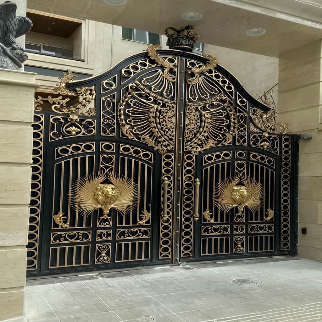 خرید درب حیاط برش لیزری هندسی با مشاوره تخصصی