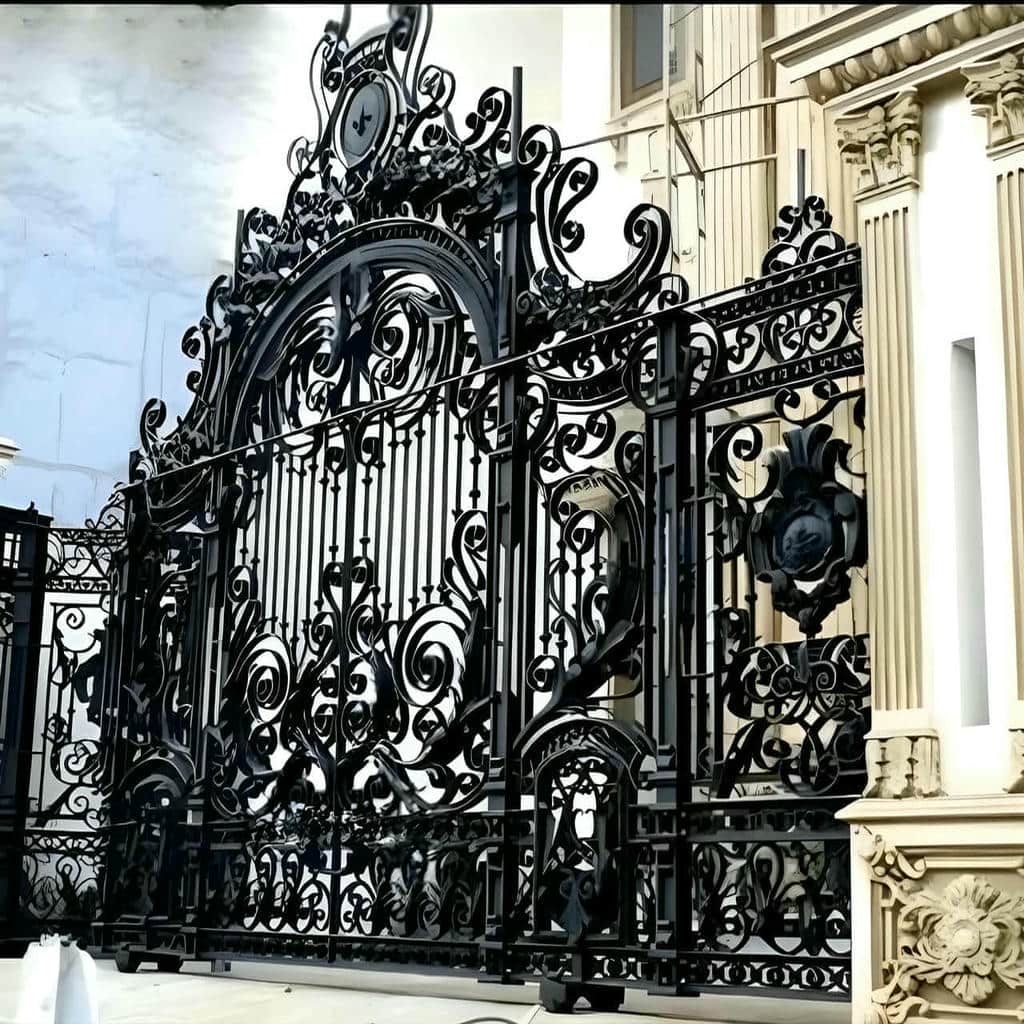 قیمت درب حیاط طاق دار با کلاف مقاوم