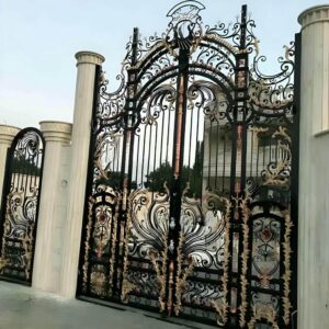 9 طرح درب آهنی شیک ورودی حیاط