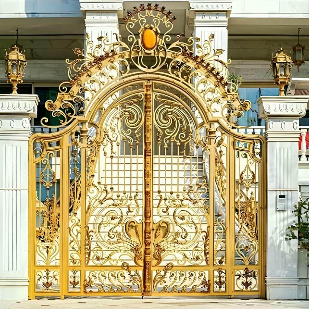 تولید درب پارکینگ مدرن پنل مشبک پانچ‌شده
