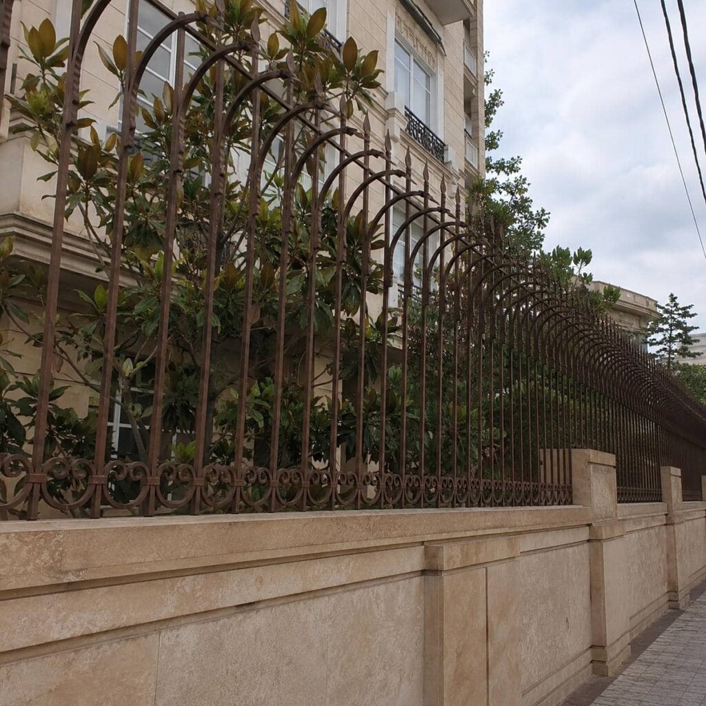 حفاظ خطی باریک مناسب دیوار فلزی ردیفی