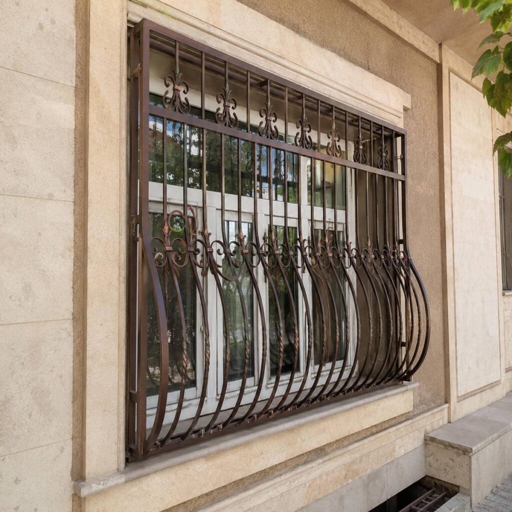 خرید حفاظ پنجره دوجداره ضد سرقت شبکه‌ای