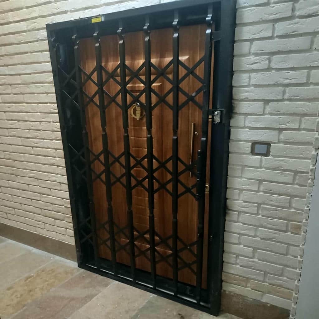 حفاظ آکاردئونی ورودی ساختمان حفاظ آکاردئونی ورودی ساختمان
