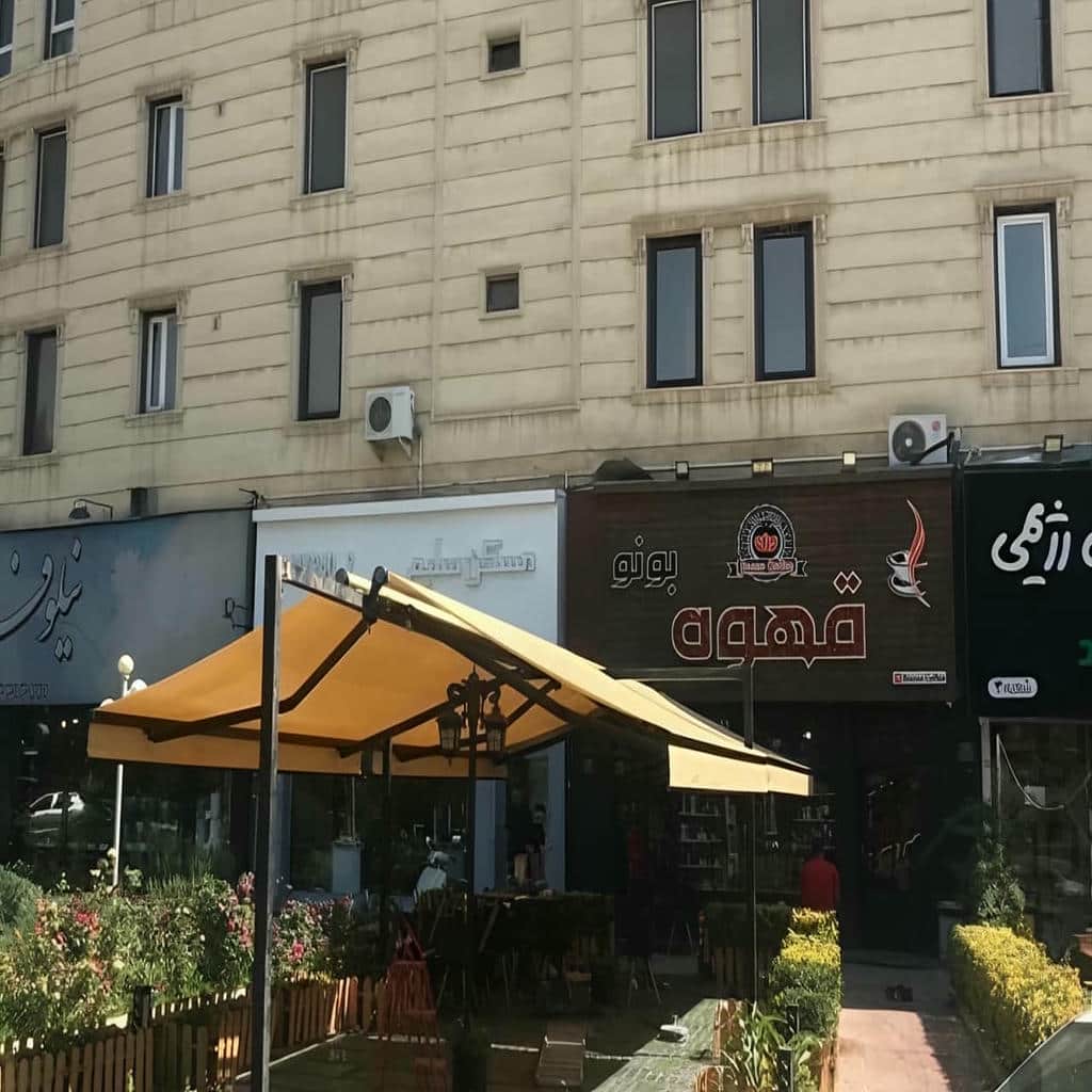 سازه مقاوم سایبان دوطرفه