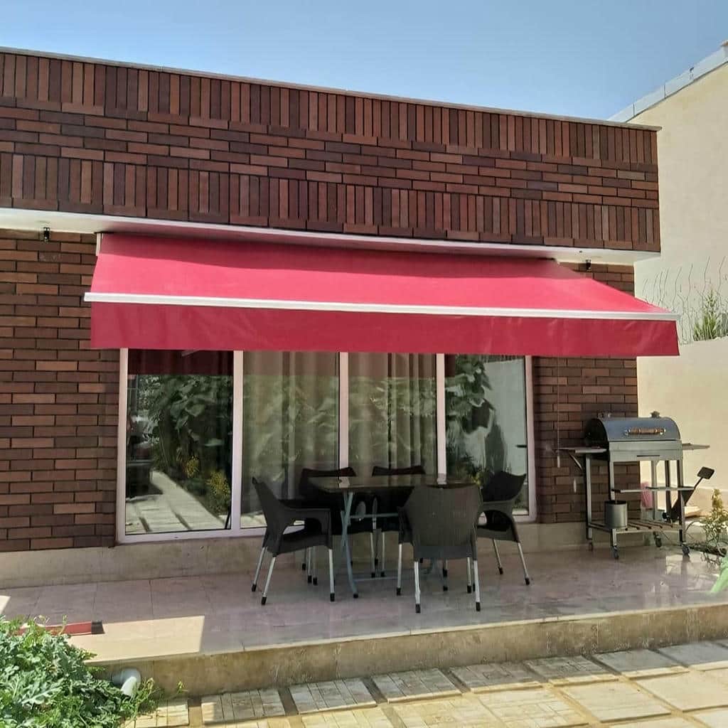 سایبان برقی بازویی مقاوم