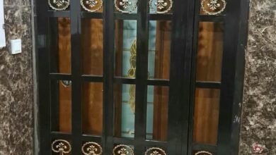 حفاظ کرکره ای فلزی ورودی ساختمان