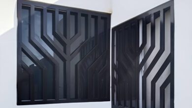حفاظ پنجره طبقه همکف فلزی