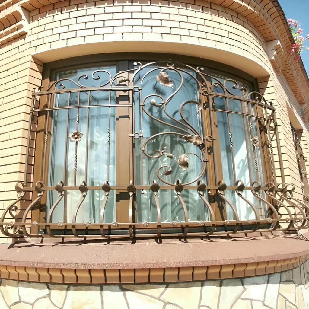 نرده پنجره فرفورژه کلاسیک