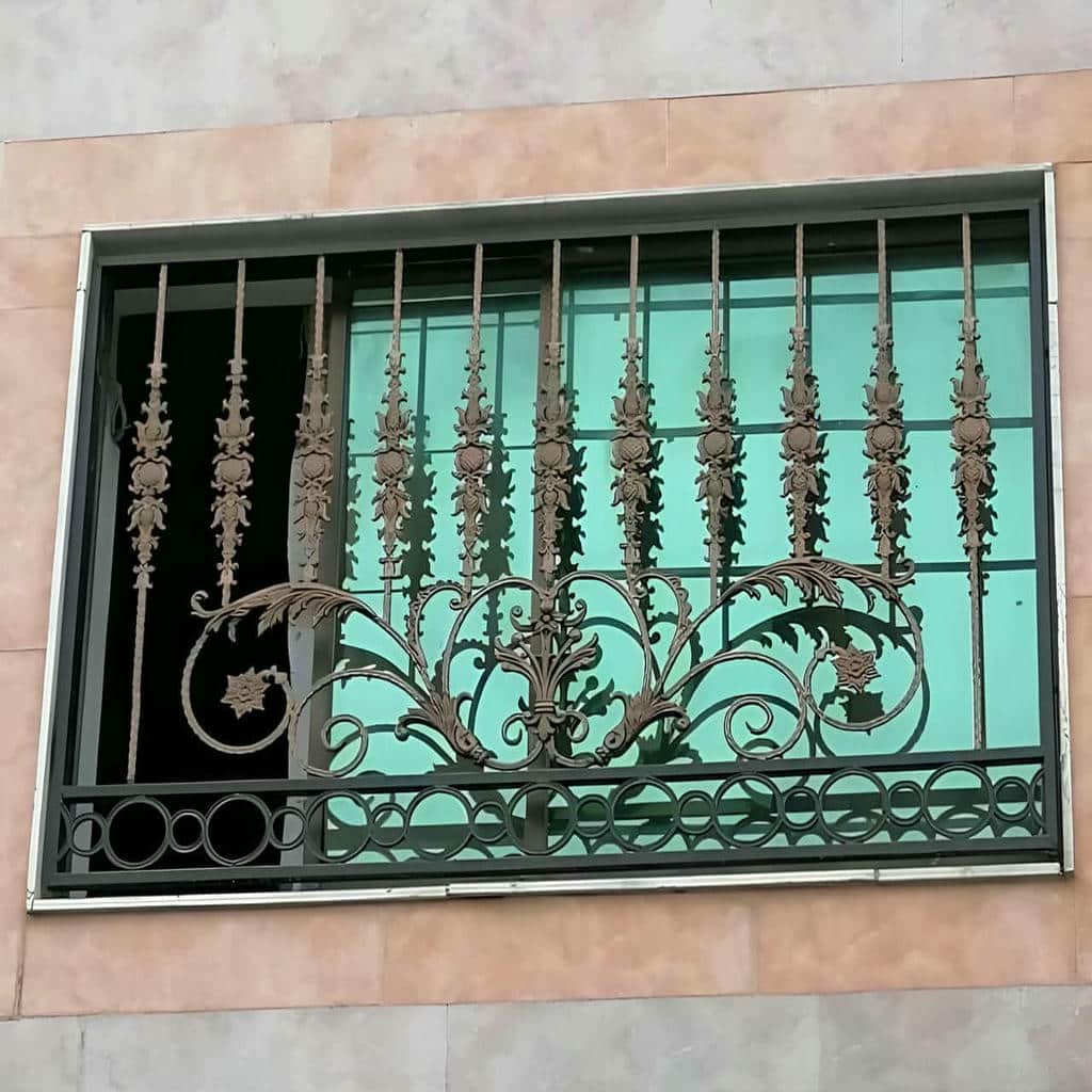 نرده پنجره پروفیلی مقاوم