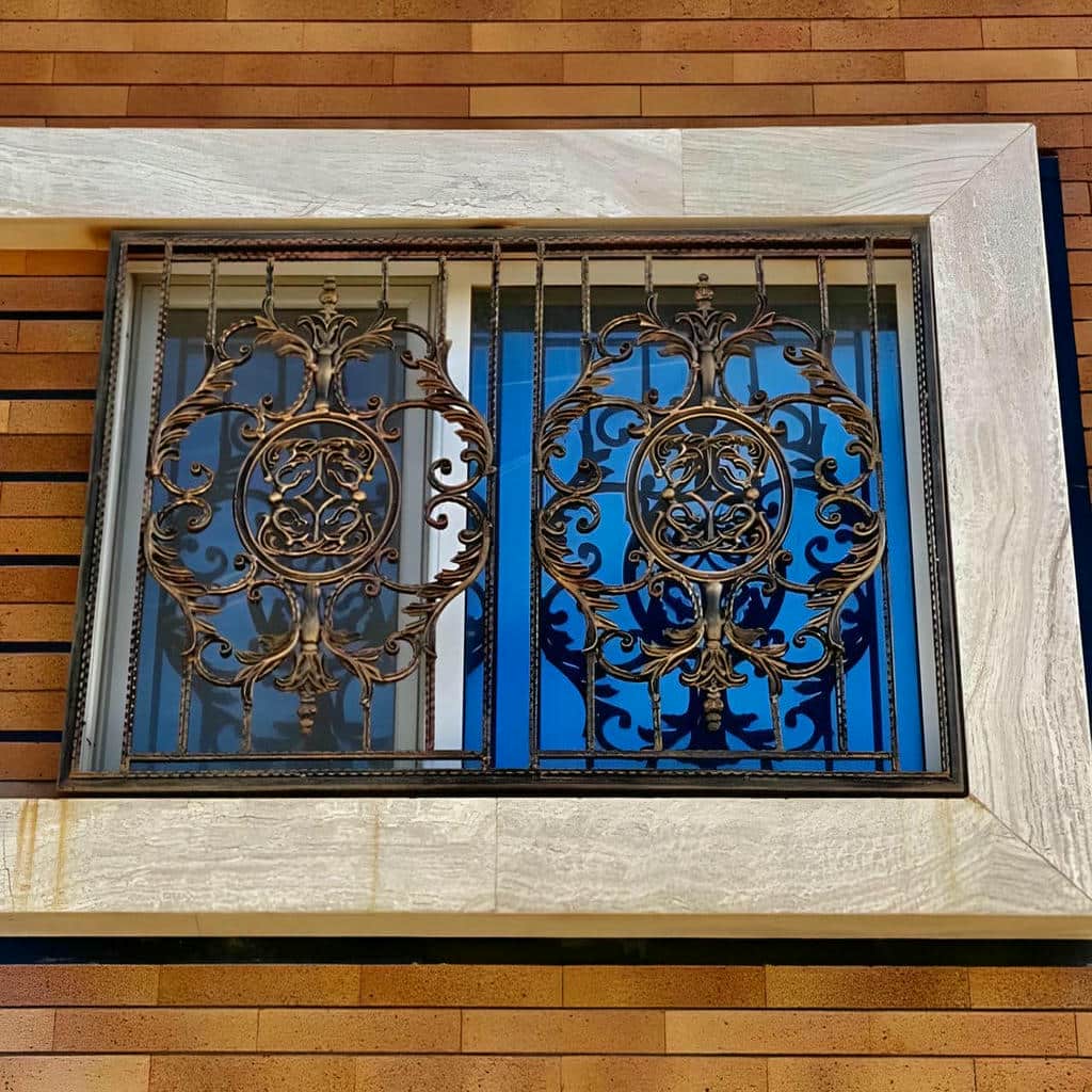 نرده پنجره ساختمان همکف