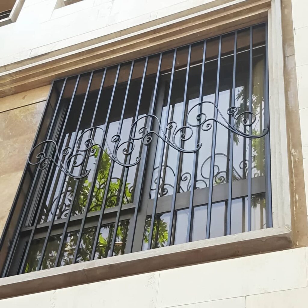 حفاظ پنجره ثابت فلزی مقاوم