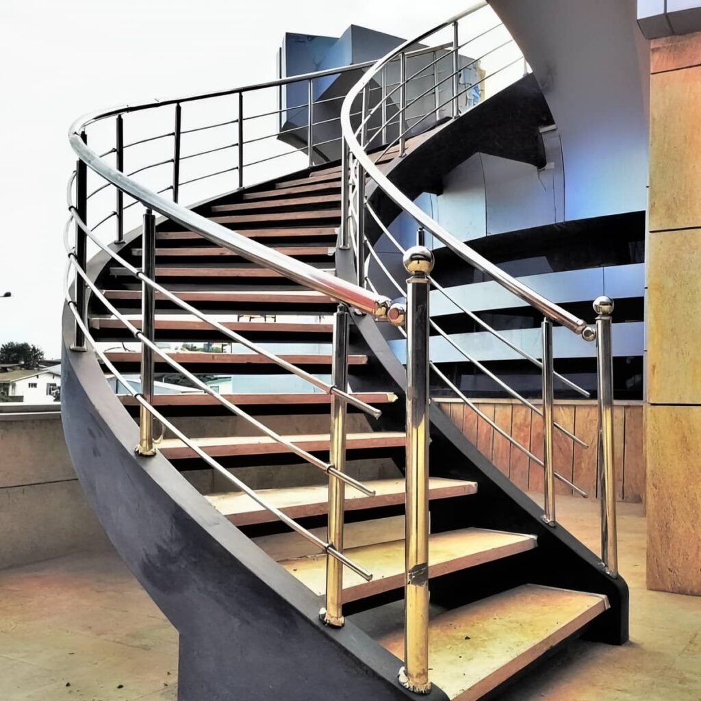نرده استیل مدل ساده