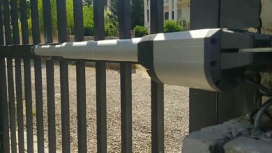 جک درب حیاط بازویی ورودی