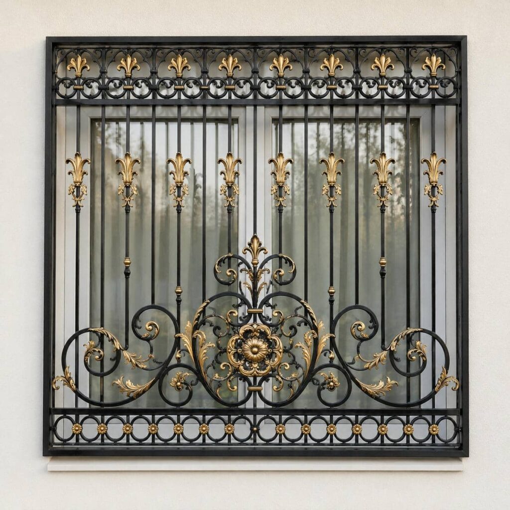 محافظ پنجره با طراحی ساده