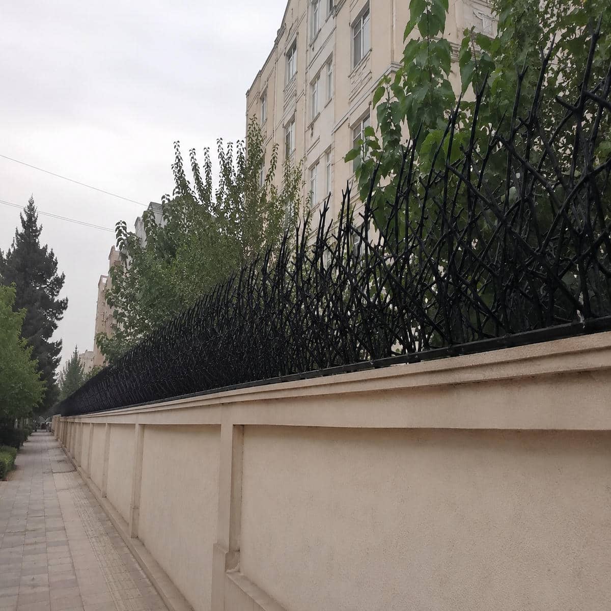 مرکز فروش حفاظ دیوار حیاط مقاوم در برابر باد باران و آفتاب