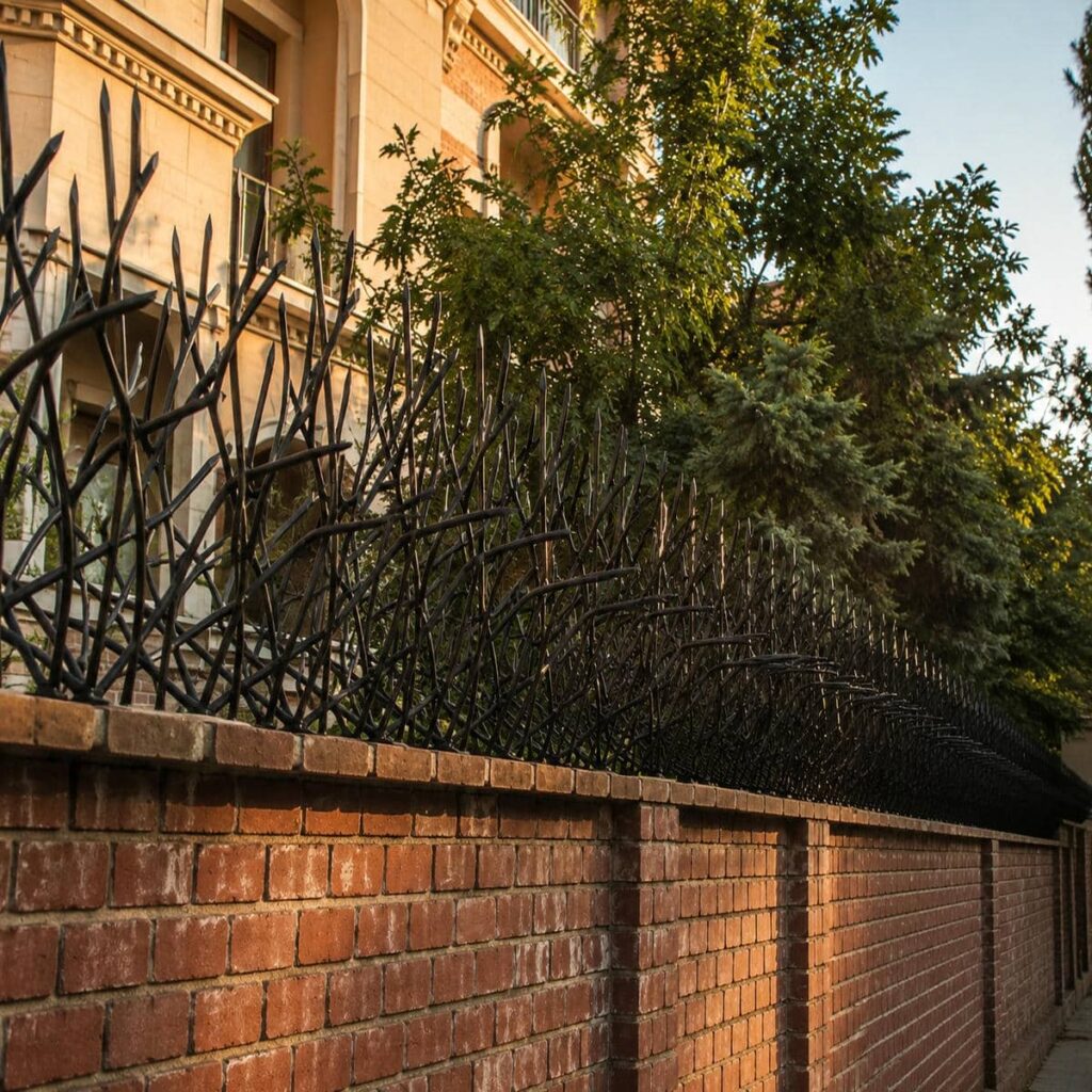 حفاظ روی دیوار فلزی مقاوم
