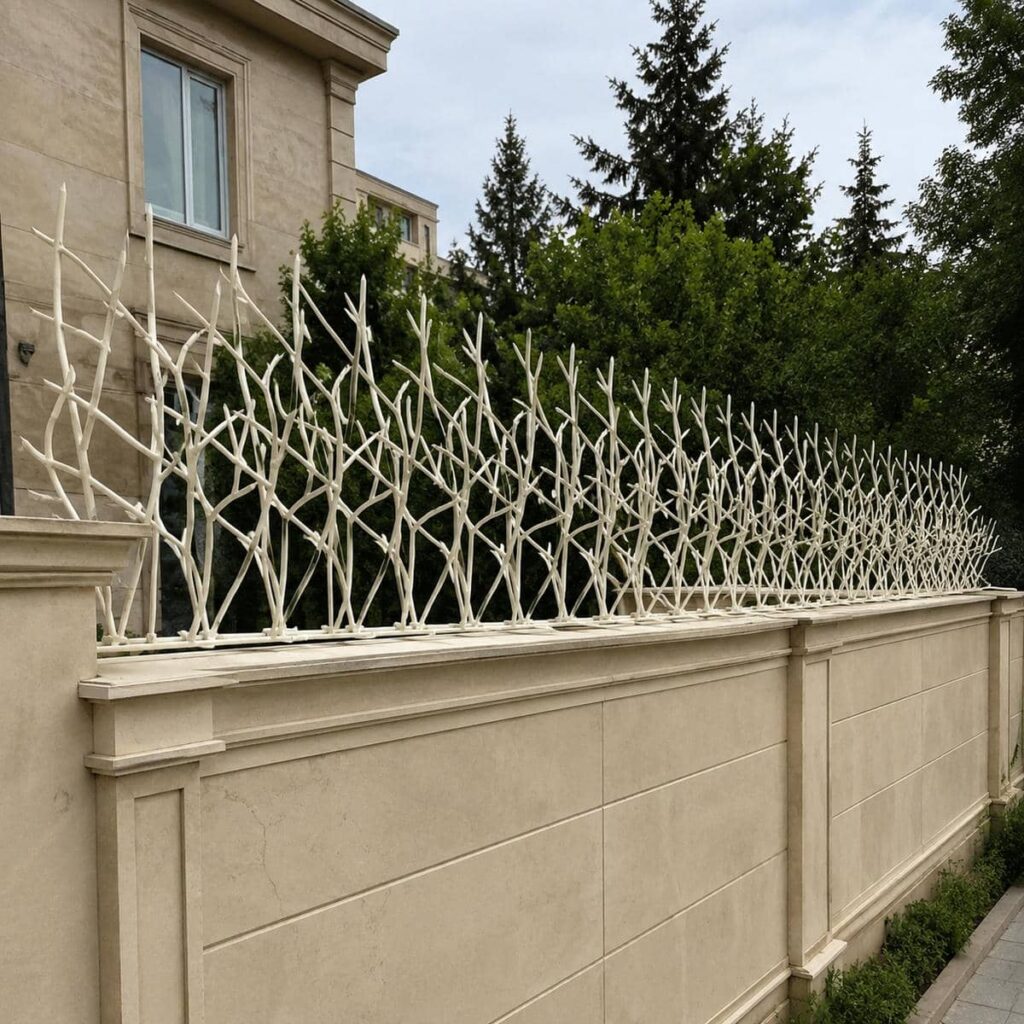 حفاظ دیوار با تراکم متوسط بر نمای آجری حفاظ دیوار با تراکم متوسط بر نمای آجری